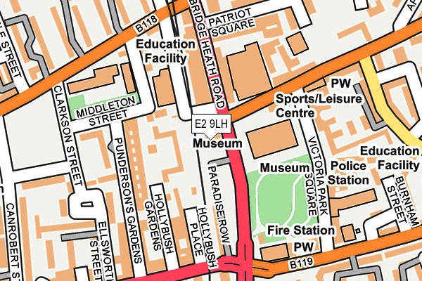E2 9LH map - OS OpenMap – Local (Ordnance Survey) E2 9LH map - OS OpenMap – Local (Ordnance Survey)