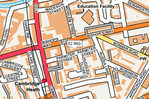 E2 9NG map - OS OpenMap – Local (Ordnance Survey) E2 9NG map - OS OpenMap – Local (Ordnance Survey)