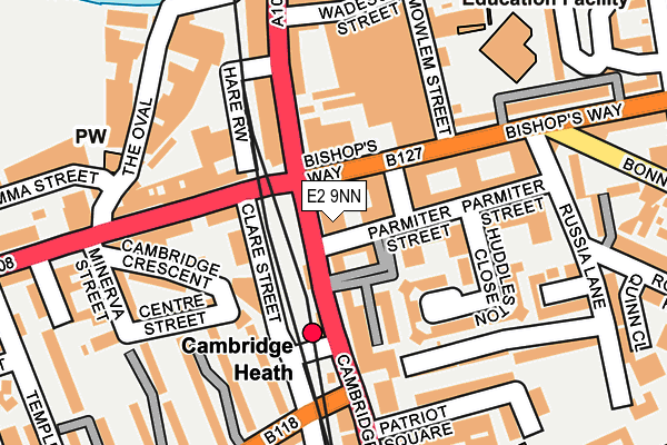 E2 9NN map - OS OpenMap – Local (Ordnance Survey) E2 9NN map - OS OpenMap – Local (Ordnance Survey)