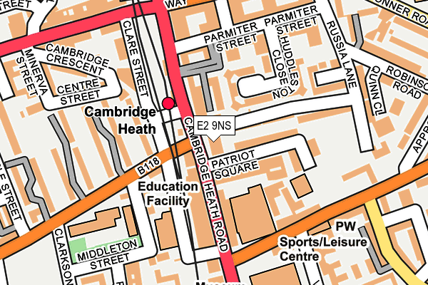 E2 9NS map - OS OpenMap – Local (Ordnance Survey) E2 9NS map - OS OpenMap – Local (Ordnance Survey)