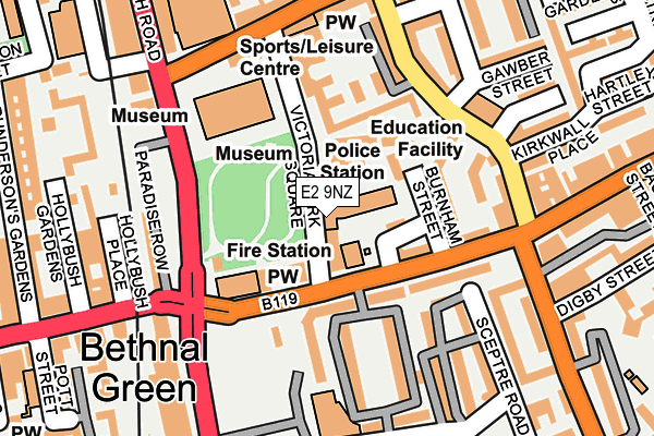 E2 9NZ map - OS OpenMap – Local (Ordnance Survey) E2 9NZ map - OS OpenMap – Local (Ordnance Survey)
