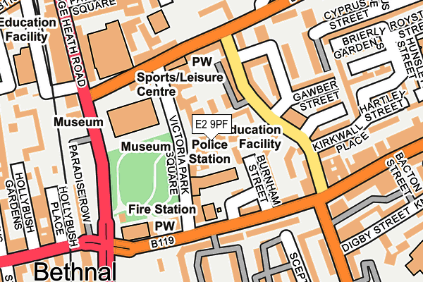 E2 9PF map - OS OpenMap – Local (Ordnance Survey) E2 9PF map - OS OpenMap – Local (Ordnance Survey)