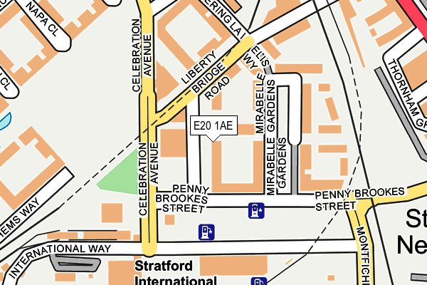 E20 1AE map - OS OpenMap – Local (Ordnance Survey) E20 1AE map - OS OpenMap – Local (Ordnance Survey)