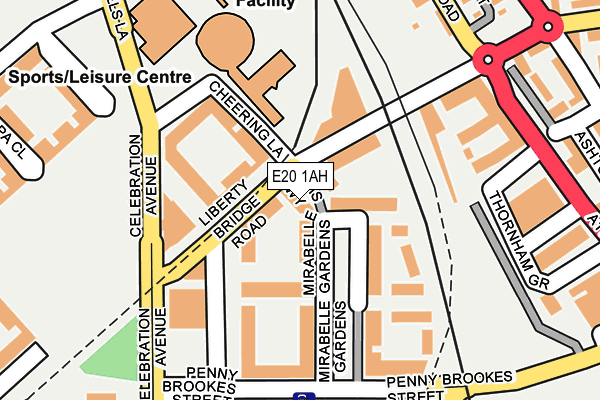 E20 1AH map - OS OpenMap – Local (Ordnance Survey) E20 1AH map - OS OpenMap – Local (Ordnance Survey)