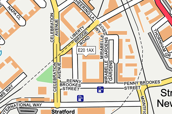 E20 1AX map - OS OpenMap – Local (Ordnance Survey) E20 1AX map - OS OpenMap – Local (Ordnance Survey)