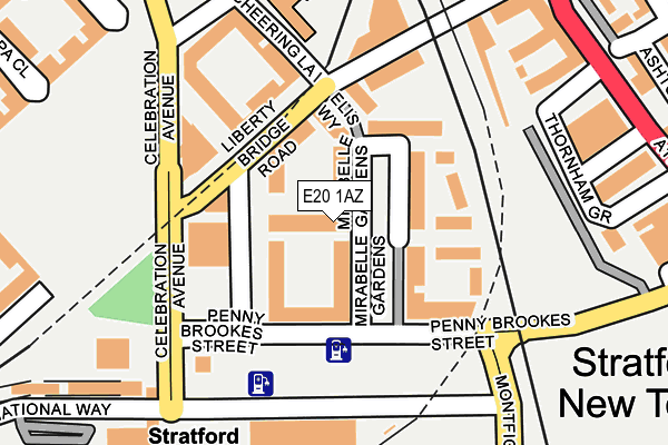 E20 1AZ map - OS OpenMap – Local (Ordnance Survey) E20 1AZ map - OS OpenMap – Local (Ordnance Survey)