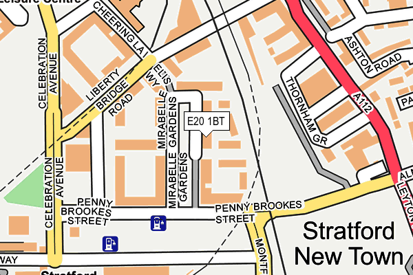 E20 1BT map - OS OpenMap – Local (Ordnance Survey) E20 1BT map - OS OpenMap – Local (Ordnance Survey)