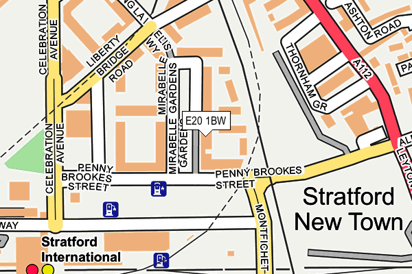 E20 1BW map - OS OpenMap – Local (Ordnance Survey) E20 1BW map - OS OpenMap – Local (Ordnance Survey)
