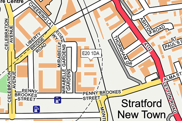 E20 1DA map - OS OpenMap – Local (Ordnance Survey) E20 1DA map - OS OpenMap – Local (Ordnance Survey)