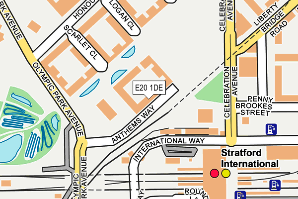 E20 1DE map - OS OpenMap – Local (Ordnance Survey) E20 1DE map - OS OpenMap – Local (Ordnance Survey)