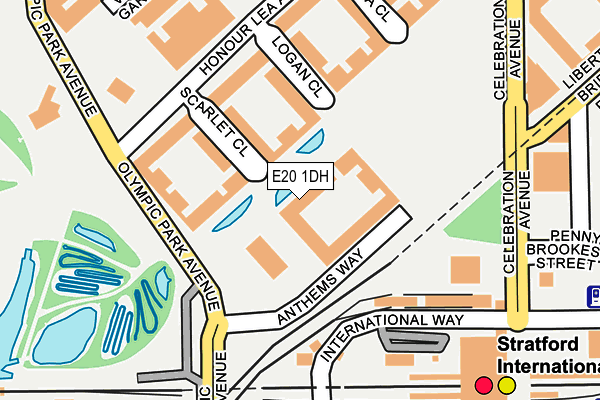 E20 1DH map - OS OpenMap – Local (Ordnance Survey) E20 1DH map - OS OpenMap – Local (Ordnance Survey)