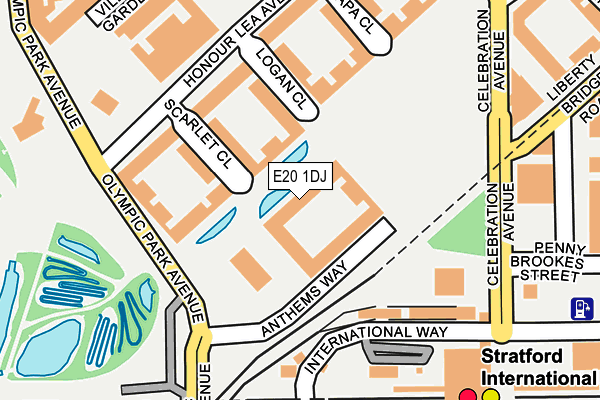E20 1DJ map - OS OpenMap – Local (Ordnance Survey) E20 1DJ map - OS OpenMap – Local (Ordnance Survey)