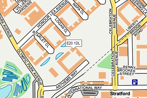 E20 1DL map - OS OpenMap – Local (Ordnance Survey) E20 1DL map - OS OpenMap – Local (Ordnance Survey)