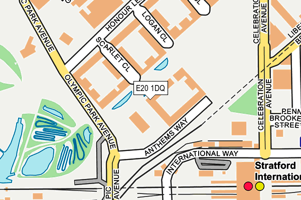 E20 1DQ map - OS OpenMap – Local (Ordnance Survey) E20 1DQ map - OS OpenMap – Local (Ordnance Survey)