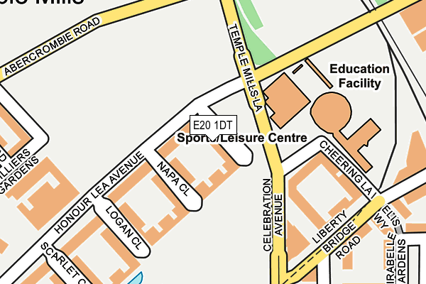 E20 1DT map - OS OpenMap – Local (Ordnance Survey) E20 1DT map - OS OpenMap – Local (Ordnance Survey)