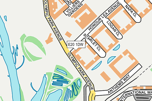 E20 1DW map - OS OpenMap – Local (Ordnance Survey) E20 1DW map - OS OpenMap – Local (Ordnance Survey)
