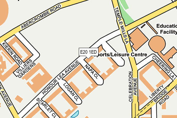 E20 1ED map - OS OpenMap – Local (Ordnance Survey) E20 1ED map - OS OpenMap – Local (Ordnance Survey)