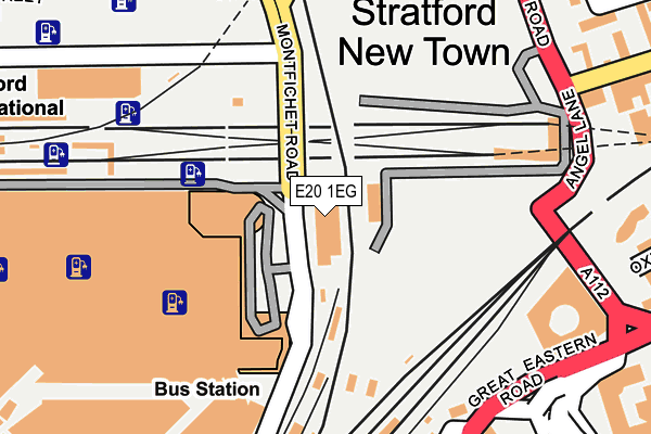 E20 1EG map - OS OpenMap – Local (Ordnance Survey) E20 1EG map - OS OpenMap – Local (Ordnance Survey)