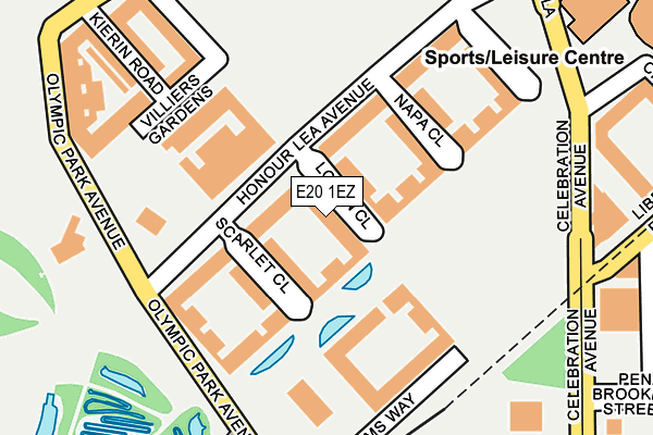 E20 1EZ map - OS OpenMap – Local (Ordnance Survey) E20 1EZ map - OS OpenMap – Local (Ordnance Survey)
