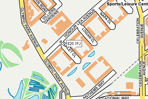 E20 1FJ map - OS OpenMap – Local (Ordnance Survey) E20 1FJ map - OS OpenMap – Local (Ordnance Survey)