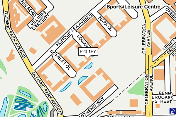 E20 1FY map - OS OpenMap – Local (Ordnance Survey) E20 1FY map - OS OpenMap – Local (Ordnance Survey)