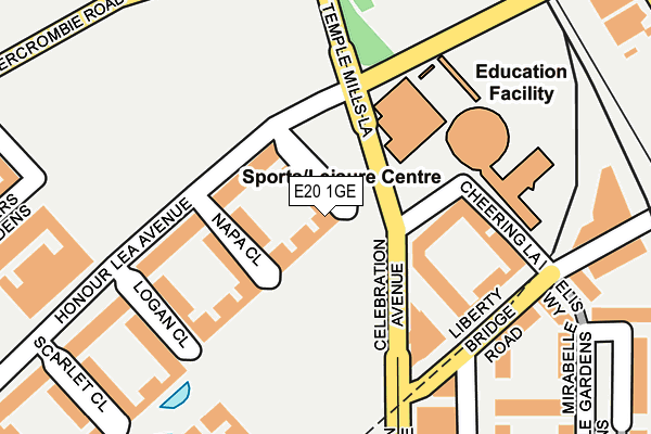 E20 1GE map - OS OpenMap – Local (Ordnance Survey) E20 1GE map - OS OpenMap – Local (Ordnance Survey)