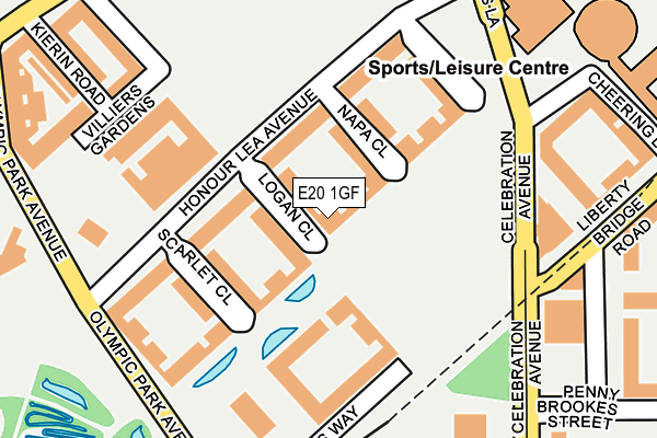 E20 1GF map - OS OpenMap – Local (Ordnance Survey) E20 1GF map - OS OpenMap – Local (Ordnance Survey)