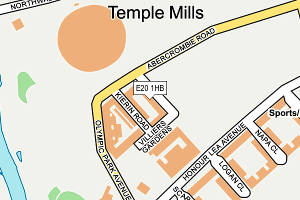 E20 1HB map - OS OpenMap – Local (Ordnance Survey) E20 1HB map - OS OpenMap – Local (Ordnance Survey)