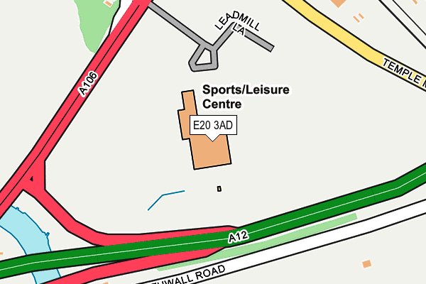 E20 3AD map - OS OpenMap – Local (Ordnance Survey) E20 3AD map - OS OpenMap – Local (Ordnance Survey)
