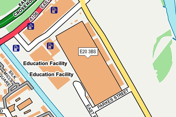 E20 3BS map - OS OpenMap – Local (Ordnance Survey) E20 3BS map - OS OpenMap – Local (Ordnance Survey)