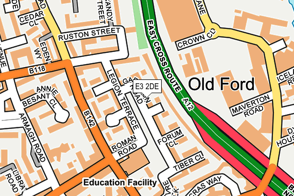 E3 2DE map - OS OpenMap – Local (Ordnance Survey) E3 2DE map - OS OpenMap – Local (Ordnance Survey)