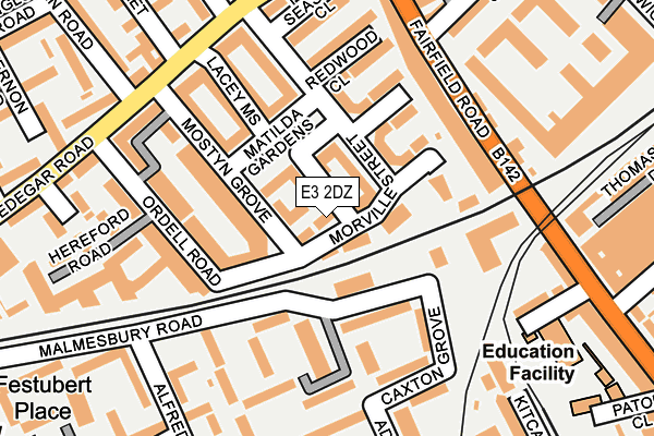 E3 2DZ map - OS OpenMap – Local (Ordnance Survey) E3 2DZ map - OS OpenMap – Local (Ordnance Survey)