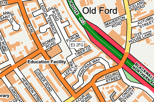 E3 2FG map - OS OpenMap – Local (Ordnance Survey) E3 2FG map - OS OpenMap – Local (Ordnance Survey)