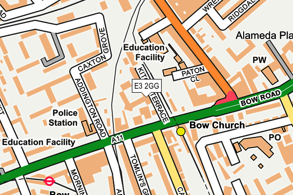 E3 2GG map - OS OpenMap – Local (Ordnance Survey) E3 2GG map - OS OpenMap – Local (Ordnance Survey)
