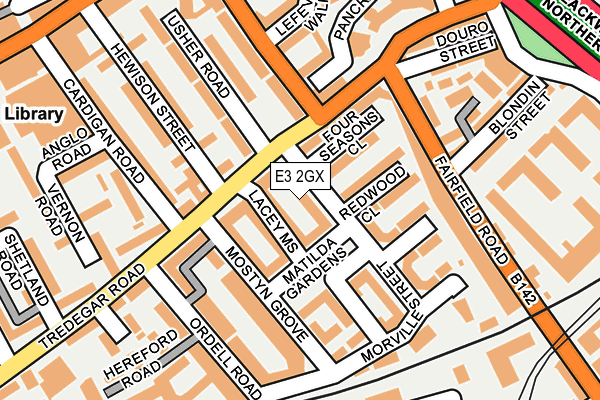 E3 2GX map - OS OpenMap – Local (Ordnance Survey) E3 2GX map - OS OpenMap – Local (Ordnance Survey)