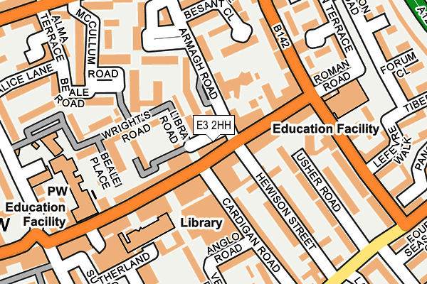 E3 2HH map - OS OpenMap – Local (Ordnance Survey) E3 2HH map - OS OpenMap – Local (Ordnance Survey)