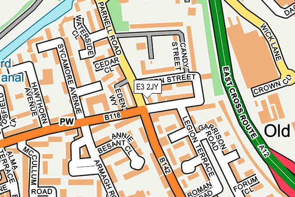 E3 2JY map - OS OpenMap – Local (Ordnance Survey) E3 2JY map - OS OpenMap – Local (Ordnance Survey)
