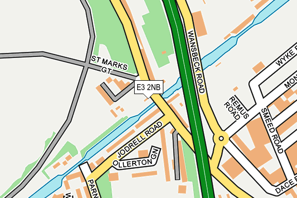 E3 2NB map - OS OpenMap – Local (Ordnance Survey) E3 2NB map - OS OpenMap – Local (Ordnance Survey)