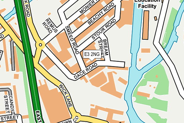 E3 2NG map - OS OpenMap – Local (Ordnance Survey) E3 2NG map - OS OpenMap – Local (Ordnance Survey)