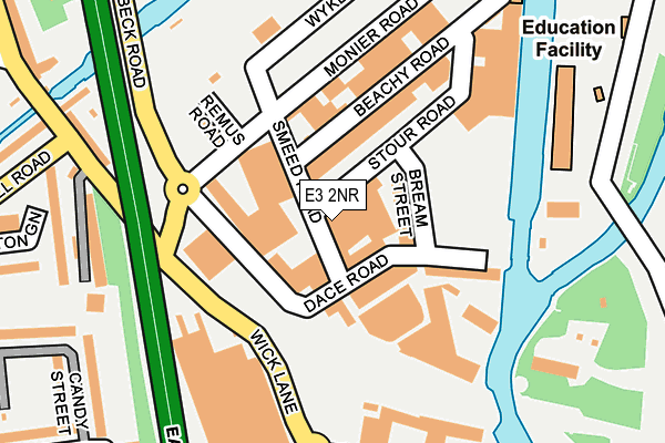 E3 2NR map - OS OpenMap – Local (Ordnance Survey) E3 2NR map - OS OpenMap – Local (Ordnance Survey)
