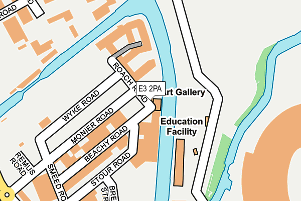 E3 2PA map - OS OpenMap – Local (Ordnance Survey) E3 2PA map - OS OpenMap – Local (Ordnance Survey)