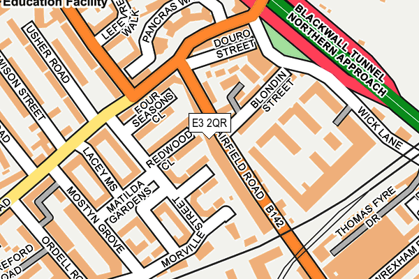 E3 2QR map - OS OpenMap – Local (Ordnance Survey) E3 2QR map - OS OpenMap – Local (Ordnance Survey)