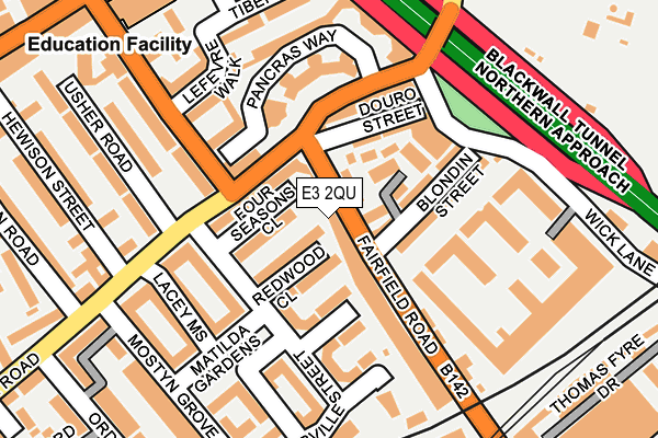 E3 2QU map - OS OpenMap – Local (Ordnance Survey) E3 2QU map - OS OpenMap – Local (Ordnance Survey)