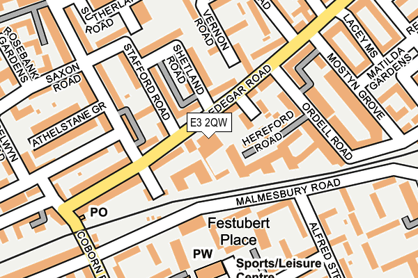 E3 2QW map - OS OpenMap – Local (Ordnance Survey) E3 2QW map - OS OpenMap – Local (Ordnance Survey)