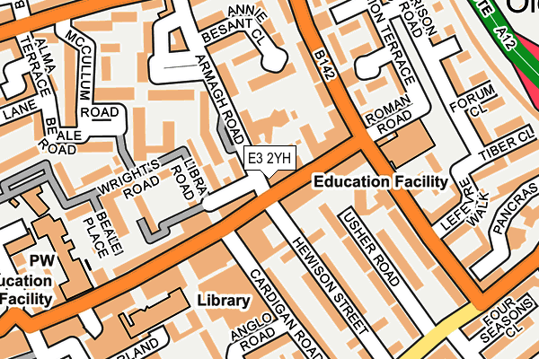 E3 2YH map - OS OpenMap – Local (Ordnance Survey) E3 2YH map - OS OpenMap – Local (Ordnance Survey)