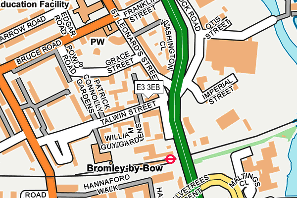 E3 3EB map - OS OpenMap – Local (Ordnance Survey) E3 3EB map - OS OpenMap – Local (Ordnance Survey)