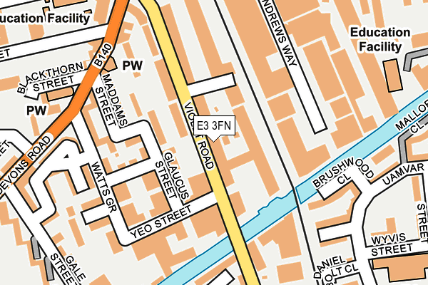 E3 3FN map - OS OpenMap – Local (Ordnance Survey) E3 3FN map - OS OpenMap – Local (Ordnance Survey)