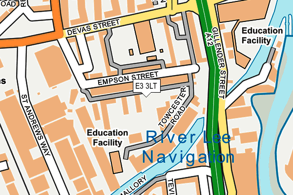 E3 3LT map - OS OpenMap – Local (Ordnance Survey) E3 3LT map - OS OpenMap – Local (Ordnance Survey)