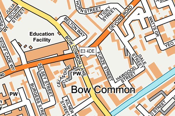 E3 4DE map - OS OpenMap – Local (Ordnance Survey) E3 4DE map - OS OpenMap – Local (Ordnance Survey)