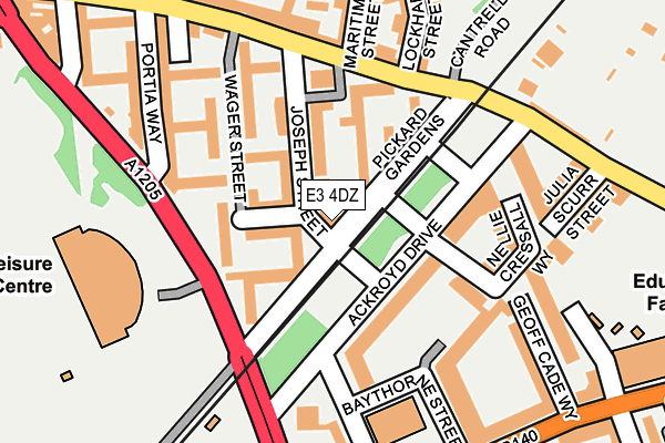 E3 4DZ map - OS OpenMap – Local (Ordnance Survey) E3 4DZ map - OS OpenMap – Local (Ordnance Survey)